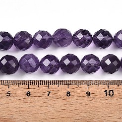 Natural Amethyst Beads Strands&nbsp;G-S345-10mm-32