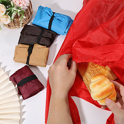 12Pcs 12 Colors Folding Oxford Cloth Supermarket Shopping Tote Bags&nbsp;ABAG-GL0001-05