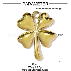 304 Stainless Steel Pendants&nbsp;STAS-OY001-89G