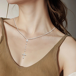 60Pcs Plastic Rosary Bead Necklaces&nbsp;NJEW-GO0001-10
