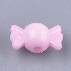 Opaque Solid Color Acrylic Beads&nbsp;X-MACR-T030-16