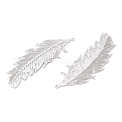 Non-Tarnish 201 Stainless Steel Filigree Pendants&nbsp;STAS-K257-18P