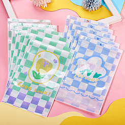 20Pcs 2 Colors Rectangle PET Resealable Packaging Bags&nbsp;ABAG-TA0001-33B