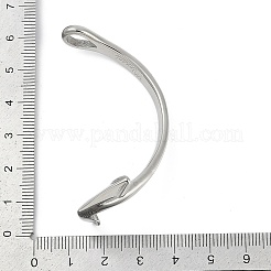 304 Stainless Steel Hook Clasps&nbsp;STAS-F310-30P