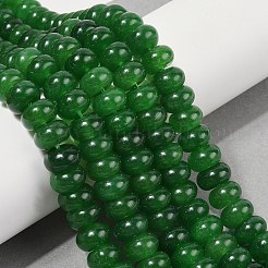 Dyed Natural White Jade Beads Strands&nbsp;G-G107-A09-01