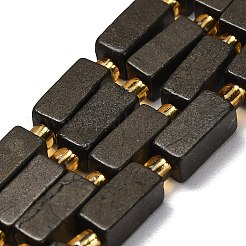 Natural Gold Pyrite/Golden Pyrite Beads Strands&nbsp;G-F833-C01-01