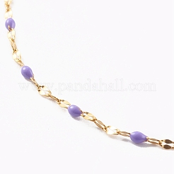PVD Vacuum Plating 304 Stainless Steel Link Chain Bracelets&nbsp;BJEW-JB06185