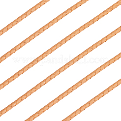 5M Round Braided Cowhide Letter Cord&nbsp;WL-GF0001-34B-01