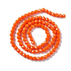 Faceted Glass Beads Strands&nbsp;EGLA-J042-35B-06