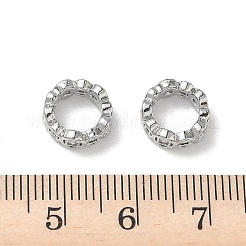 Brass Large Hole Beads&nbsp;KK-P355-24P
