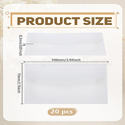 20Pcs Vegetable Parchment Envelope&nbsp;DIY-LP0001-57