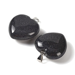 Synthetic Blue Goldstone Pendants&nbsp;GG-CBAA0EE-04P-07
