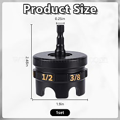 Aluminium Nut Zipper Drill Attachment Socket Wrench Tool&nbsp;FIND-WA0001-24