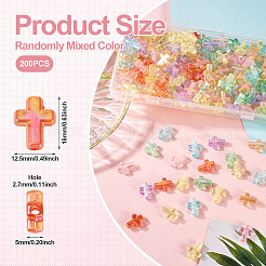 200Pcs Transparent Acrylic Beads&nbsp;TACR-TA0001-60