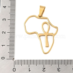 Ion Plating(IP) 304 Stainless Steel Pendants&nbsp;STAS-C103-36G