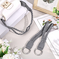2Pcs Braided PU Leather Handles&nbsp;PURS-CL0001-18B
