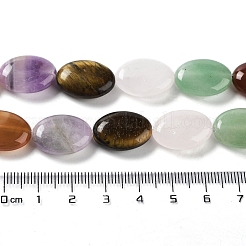 Natural Green Aventurine & Amethyst & Tiger Eye & Rose Quartz & Quartz Crystal & Carnelian Beads Strands&nbsp;G-L164-A-19