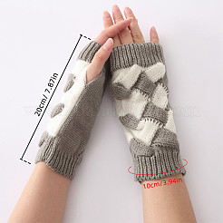 Polyacrylonitrile Fiber Yarn Knitting Fingerless Gloves&nbsp;COHT-PW0001-13D