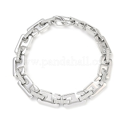 304 Stainless Steel Number 9 Link Chain Bracelets&nbsp;SA-CBA2696-12P