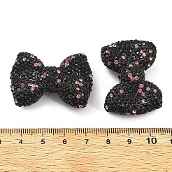 Bowknot Shape Polymer Clay Rhinestone Beads&nbsp;CLAY-NH0001-05D