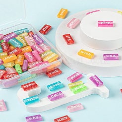 100Pcs Transparent Acrylic Beads&nbsp;DIY-FS0001-31