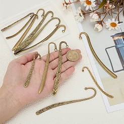 12Pcs 6 Style Tibetan Style Bookmarks&nbsp;FIND-ME0002-20
