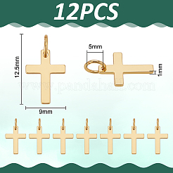 12Pcs Brass Pendants&nbsp;FIND-UN0006-91