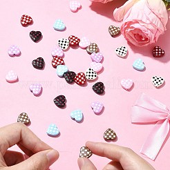 35Pcs 7 Colors Spray Painted Alloy Beads&nbsp;ENAM-CJ0006-11