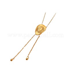Cowgirl Hat 304 Stainless Steel Lariat Necklaces for Women&nbsp;FS-WGDA0AA-01