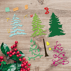 Christmas Tree Carbon Steel Cutting Dies Stencils&nbsp;DIY-WH0309-2394