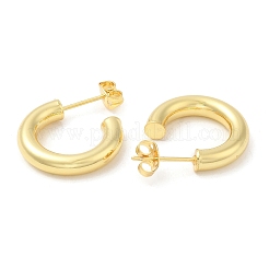 Rack Plating Brass Round Stud Earrings&nbsp;EJEW-Q773-03G