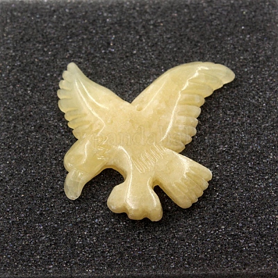Carved Natural Topaz Jade Pendants&nbsp;PW-WG41647-12-1