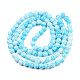 Spray Painted Glass Bead Strands&nbsp;GLAA-R139-8mm-10-3