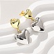 Brass Dangle Stud Earrings&nbsp;EJEW-F359-08G-5