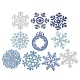 10 Pcs Christmas Theme Scrapbook Paper Set&nbsp;DIY-Z032-03D-3